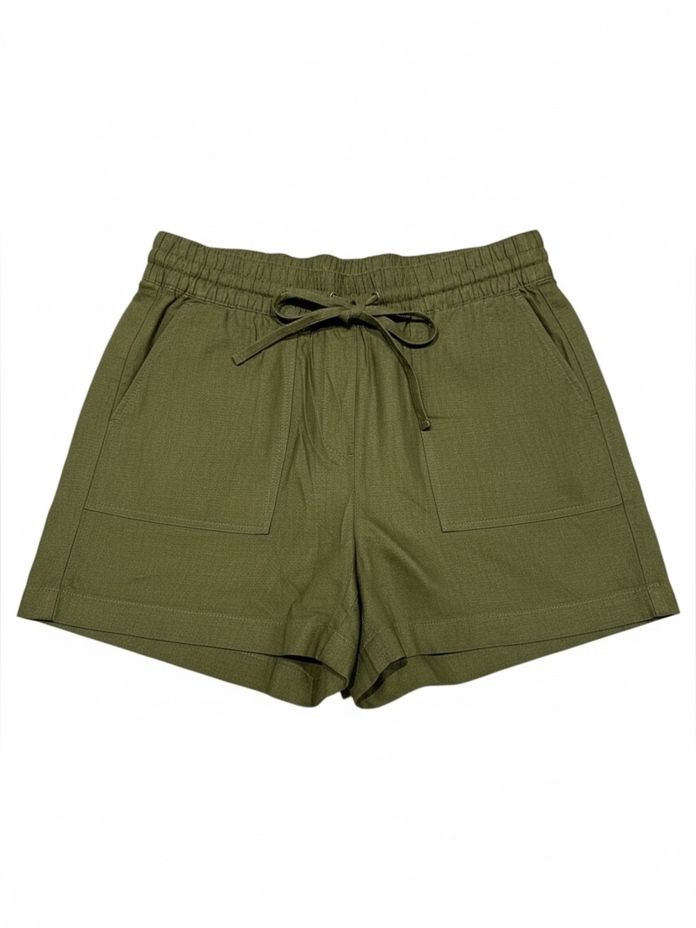 Ann Taylor Factory | The Linen Easy Short Olive Green | Small New with Tag